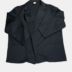 ​Vtg Cadisport Black Blazer Sport Coat Mens 42 Made in USA 70s 80s Disco Leisure